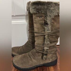 Denver Hayes Brown Fur-Lined Women's Boots